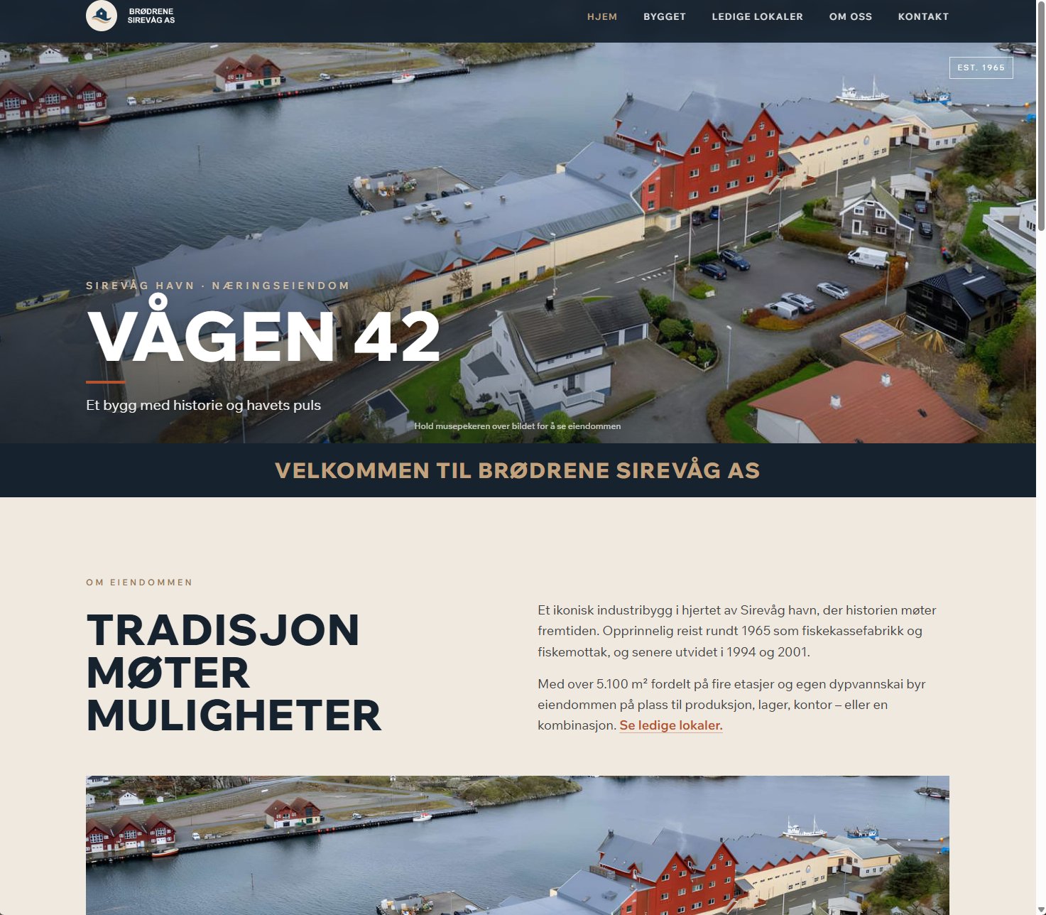 Brødrene Sirevåg AS – ferdig nettside